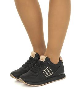 Zapatillas Mustang Joggo Classic Mujer Negro