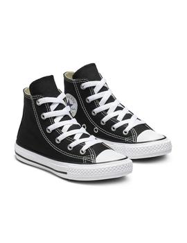 Zapatillas Converse All Star-Hi Junior Negro