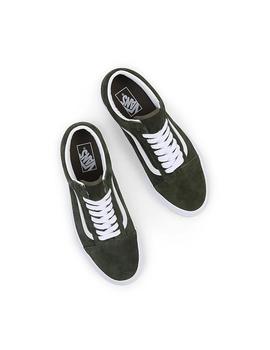 Zapatillas Vans Old Skool Pig Suede Hombre Verde