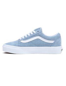 Zapatillas Vans Old Skool Pig Suede Mujer Azul