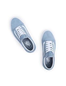 Zapatillas Vans Old Skool Pig Suede Mujer Azul
