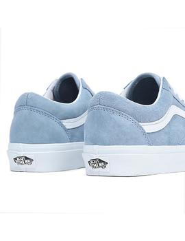 Zapatillas Vans Old Skool Pig Suede Mujer Azul
