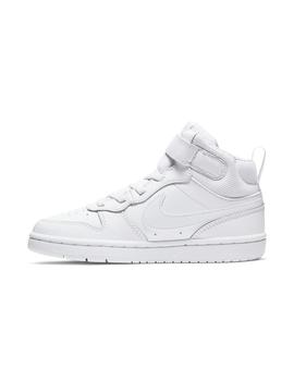 Zapatillas Nike Court Borough Mid 2 Niño Blanco