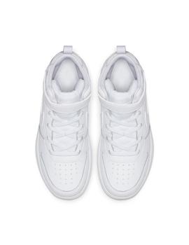 Zapatillas Nike Court Borough Mid 2 Niño Blanco