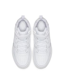 Zapatillas Nike Court Borough Mid 2 Niño Blanco