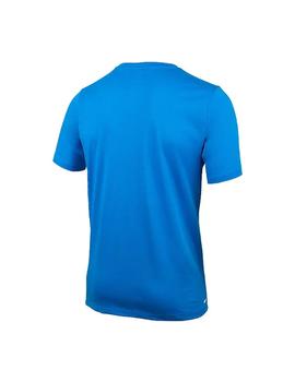 Camiseta New Balance Heathertech Hombre Azul