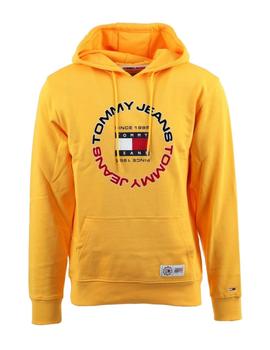 Sudadera Con Capucha Tommy Reg Athletic Hombre Amarillo