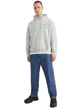 Sudadera Con Capucha Ovz Aop Hombre Gris