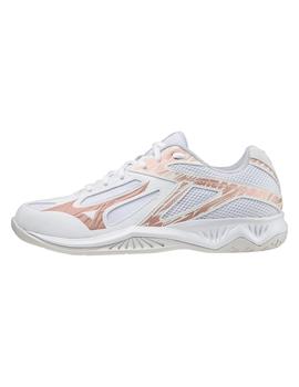 Zapatillas Balonmano Mizuno Lightning  Star Z6 Junior Blanco