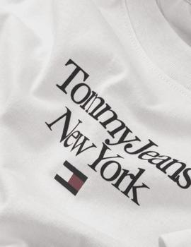 Camiseta Tommy Bby Essential Mujer Blanco