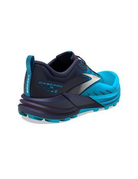 Zapatilla Brooks Cascadia 16 Hombre Azul