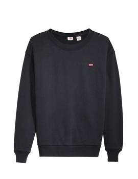 Sudadera Sin Capucha Levis Standard Mujer Negro