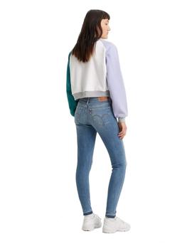 Pantalón Largo Levis 710 Super Skinny Got Stan Mujer Azul