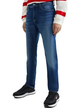 Pantalón Tommy Slim Scanton Hombre Denim