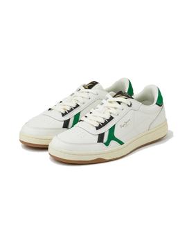 Zapatillas Pepe Jeans Kore Vintage Hombre Blanco