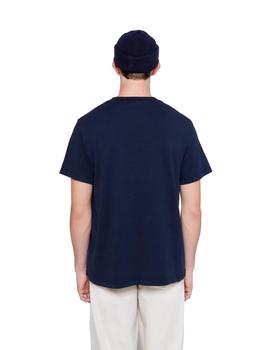 Camiseta Manga Corta Pompeii Bolsillo Hombre Marino