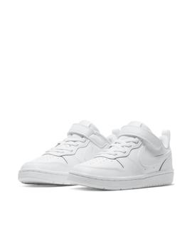 Zapatillas Nike Court Borough Low 2 Niño Blanco