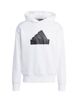 Sudadera Capucha Adidas Future Icons Hombre Blanco