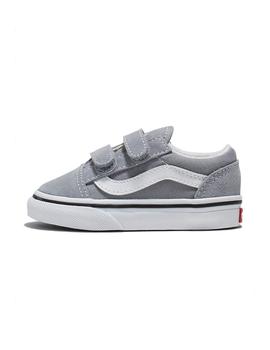 Zapatillas Vans Old Skool V Junior Gris