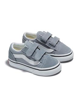 Zapatillas Vans Old Skool V Junior Gris