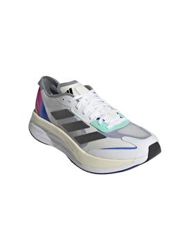 Zapatillas Adidas Adizero Boston11 M Hombre Blanco