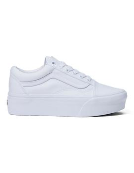 Zapatillas Vans Old Skool Stackform Mujer Blanco