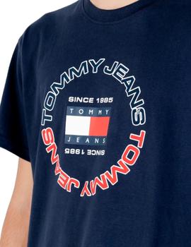 Camiseta Tommy Rlxd Athletic Hombre Marino