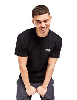 Camiseta Vans  Chest Logo Hombre Negro