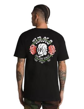 Camiseta Vans Shaken Skull Hombre Negro