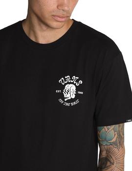 Camiseta Vans Shaken Skull Hombre Negro