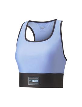 Sujetador Deportivo Puma Fit Skimmer Mujer Azul