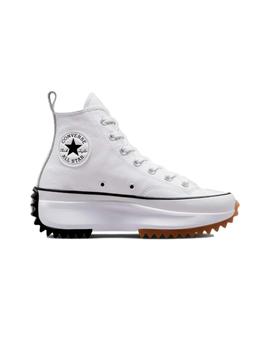 Zapatillas Converse Run Star Hi Leather Mujer Blanco