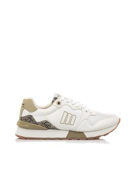 Zapatillas Mustang Joggo Classic Mujer Blanco