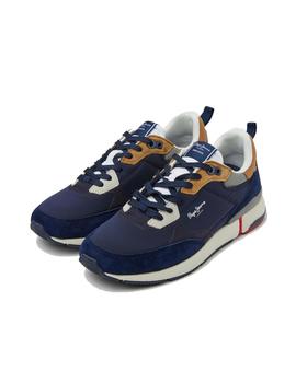 Zapatillas Pepe Jeans London Pro Vint Hombre Azul