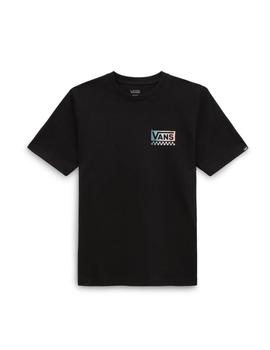 Camiseta Vans  Global Stack-B Junior Negro