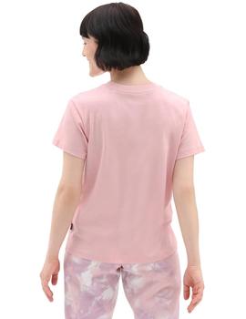 Camiseta Vans  Drop V SS Crew-B Mujer Rosa