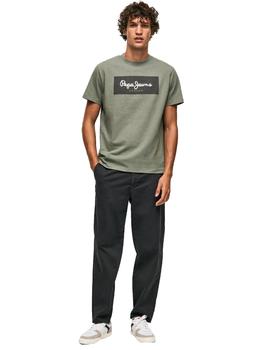 Camiseta Pepe Jeans Aaron Hombre Verde