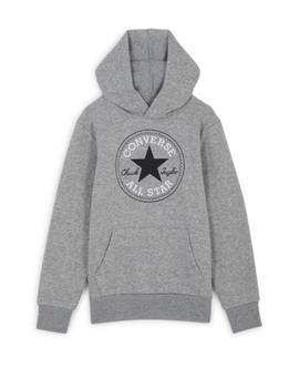 Sudadera Con Capucha Converse Niño Gris