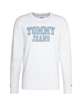 Sudadera Sin Capucha Tommy Hombre Blanco