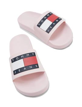 Chanclas Tommy Essential Mujer Rosa