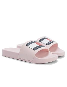 Chanclas Tommy Essential Mujer Rosa