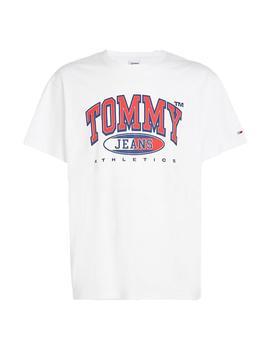 Camiseta Tommy Essential Graphic Hombre Blanco