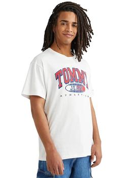 Camiseta Tommy Essential Graphic Hombre Blanco