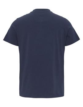 Camiseta Tommy Slim Essential Hombre Marino