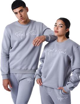 Sudadera Sin Capucha Project X Paris Unisex Gris