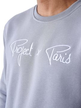 Sudadera Sin Capucha Project X Paris Unisex Gris