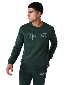 Sudadera Sin Capucha Project X Paris Unisex Verde