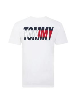 Camiseta Tommy Essential Corp Hombre Blanco