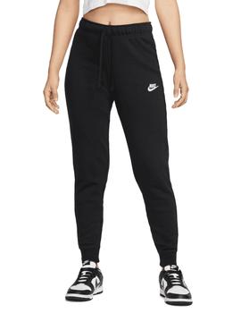  Pantalón Largo Nike Sportswear Club Fleece Mujer Negro