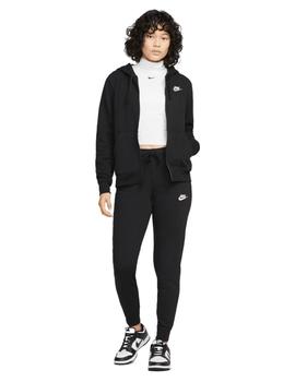  Pantalón Largo Nike Sportswear Club Fleece Mujer Negro